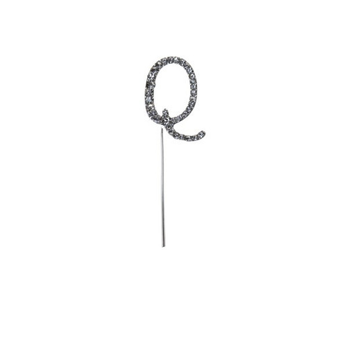 Diamante Letter &#39;Q&#39; Pick
