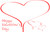 Valentine Happy Valentines Day Red Heart Card (x50)
