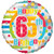 Radiant Happy 65th Birthday Balloon