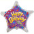 Star Birthday Streamers Foil Balloon