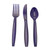 Dark Blue/ Purple Assorted Cutlery (x18)