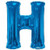 34"  Letter Balloon -  H - Blue