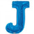 34"  Letter Balloon -  J - Blue