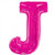 34"  Letter Balloon -  J - Pink