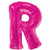 34"  Letter Balloon - R - Pink