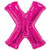 34"  Letter Balloon - X - Pink
