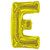 34" Gold Letter E Balloon