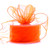 Orange Wired Chiffon Ribbon 50mm 