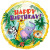 Happy Birthday Jungle & Friends Foil Balloon