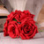 Bunch of 5 Red Foam Open Tea Rose Bunch of 5 Red Foam Open Tea Rose