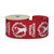 Red with White Wreath Merry Christmas Ribbon (63mm x 10yds) Red with White Wreath Merry Christmas Ribbon (63mm x 10yds)