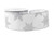 White with Silver Glitter Snowflakes Ribbon (63mm x 10yds)