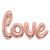 Giant Rose Gold Love Script Balloon  Giant Rose Gold Love Script Balloon