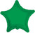 Emerald Green Star Balloon 22inch