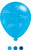 1st Communion Blue Latex Balloons (8 Pack)