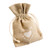 Large Heart Hessian Favour Bag