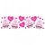 Hearts and Cakes Confetti (3pk)