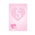 Pink Hearts Table Numbers