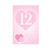 Pink Hearts Table Numbers