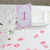 Pink Polka Dot Table Numbers