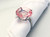 Pale Pink Diamond Napkin Rings