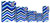 Blue Chevron Bottle Bag 