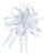 White Organza Pull Bow 25mm