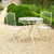Hampton Cream Metal Bistro Set Hampton Cream Metal Bistro Set