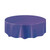 Purple Round Plastic Table Cover