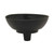 Large Candle Cup Black Pk10 