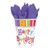 Radiant Happy Birthday Cups