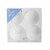10cm White Shatterproof Baubles (x4)