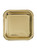 Metallic Gold Square Dessert Plate (8pk)