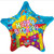 Happy Birthday Star Balloon (18 Inch)