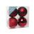 Burgundy Shatterproof Baubles (12cm) (4 pieces) Burgundy Shatterproof Baubles (12cm) (4 pieces)