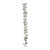 Snowy Pine Garland with Red Berries (180cm)