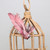 Pink Fantasy Bird with clip