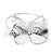 Silver Duo Bells Napkin Ring  Silver Duo Bells Napkin Ring