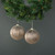 Titania 12cm Glass Bauble Rose Gold (Set of 4)