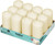 12 Bolsius Professional Pillar Candles - Ivory  (118/58mm)