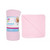 Pink Plain Fleece Baby Blanket By First Steps