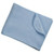 Plain Soft Blue Fleece Pram Blanket by Soft Touch