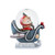 Santa in His Sleigh Snow Globe
