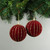 10cm Red Velvet Baubles with Glitter trim (Set of 4) 10cm Red Velvet Baubles with Glitter trim (Set of 4)