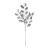 Silver Metallic Birch Leaf Spray  Silver Metallic Birch Leaf Spray