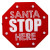 Santa Stop Here Sign