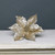 Gold Glitter Poinsettia Pick 