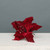 Small Velvet Burgundy Poinsettia Pick