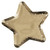 Gold Star Shaped Paper Plates