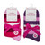 Ladies 2 Pack Cosy Stripe Sock with Grippers